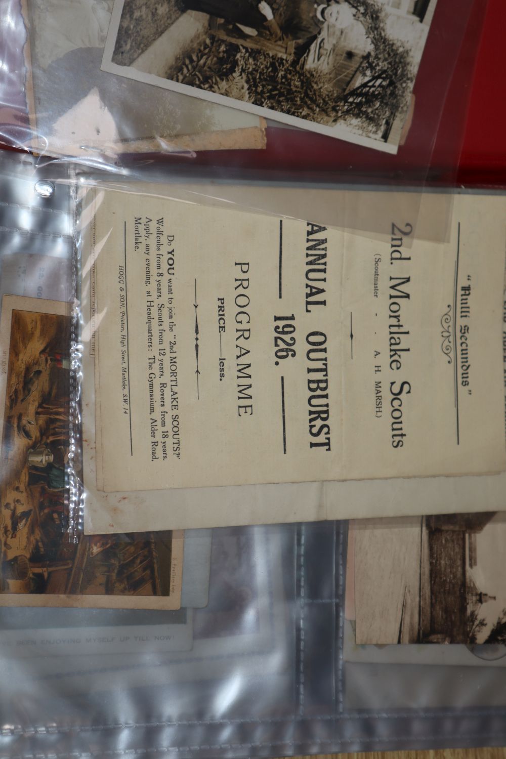 A collection of ephemera to include postcards, valentine and greetings cards, cigarette silks and cards tins, etc.